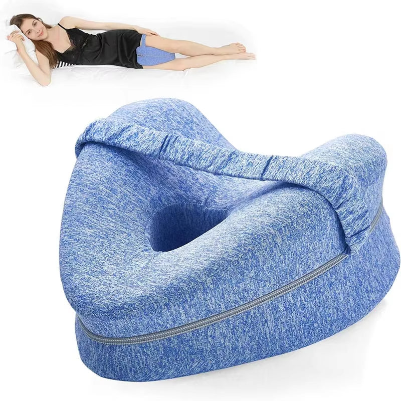 Pillow Ergonomic Leg Support Pillow Relieve Sciatica Back and Hip Pain Soft Leg Support Cushion with Removable and Washable