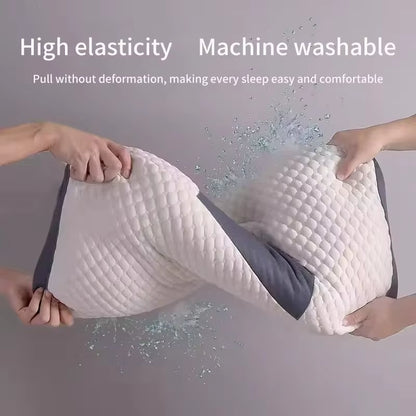 NEW Neck Pillow Help Sleep Protect the Neck Cervical Orthopedic Soybean Fiber Massage Household SPA Pillow for Sleeping Almohada