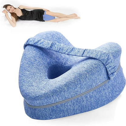 Pillow Ergonomic Leg Support Pillow Relieve Sciatica Back and Hip Pain Soft Leg Support Cushion with Removable and Washable